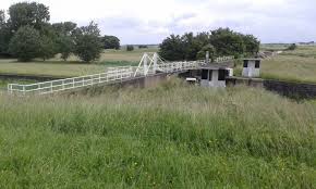 Afbeelding van de oude sluizen in Hansweert